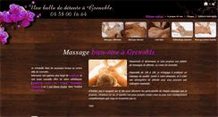 Desktop Screenshot of massage-grenoble.net