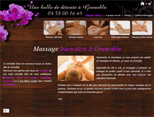 Tablet Screenshot of massage-grenoble.net